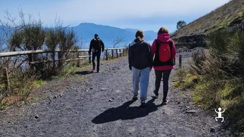 Discover Mount Vesuvius by e-bike from Trecase, volcanic landscapes and crater, experience for families and couples in Campania