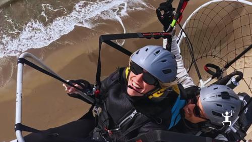 Vista spettacolare della costa cilentana in volo, idea regalo per coppie e gruppi avventurosi 