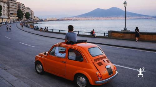 Percorso retrò tra Mergellina e Spaccanapoli per gruppi, addii al nubilato e famiglie, con colazione partenopea 