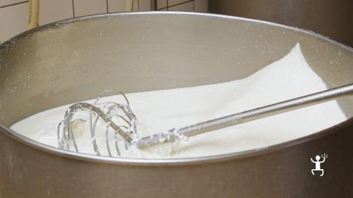 Antico caseificio artigianale a Vico Equense con laboratorio di formaggi freschi e burro zangolato, esperienza ideale per famiglie