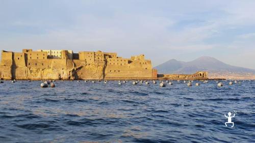Tour con accompagnatrice turistica tra Monte Echia e Castel dell’Ovo con navigazione costiera, perfetto per gruppi di amici
