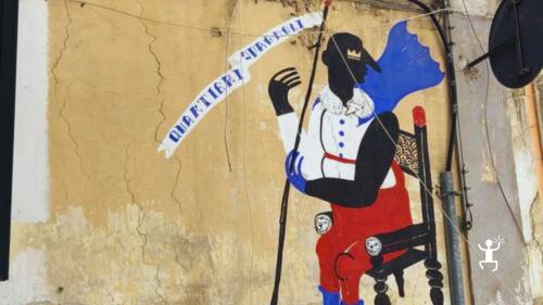 Street art tour a Napoli con accompagnatrice turistica tra Montecalvario e San Ferdinando, perfetto per team building