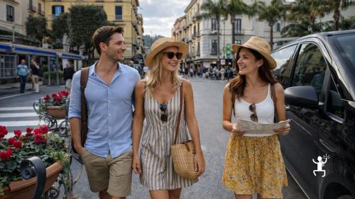 Esperienza in minivan con autista professionista sulla Costiera Amalfitana tra panorami e borghi di Positano e Sorrento, perfetta idea regalo